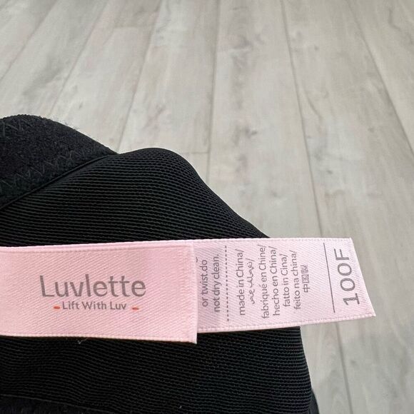 Luvlette women’s black bra size 44 DDD - Picture 5 of 6